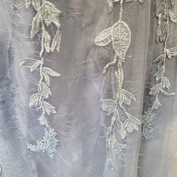 NWT Periwinkle Blue Formal Gown Prom Dress Wedding Party Bridesmaid MOTB - Picture 8 of 15